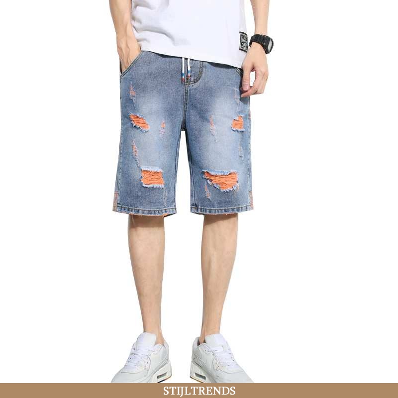 Jeans Heren Broek Denim Trendy Mannen