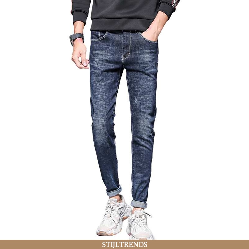 Jeans Heren Casual Broek Winter Alle Wedstrijden