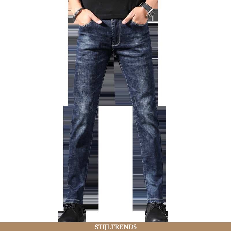 Jeans Heren Spijkerbroek Jeans Trendy Donkerblauw