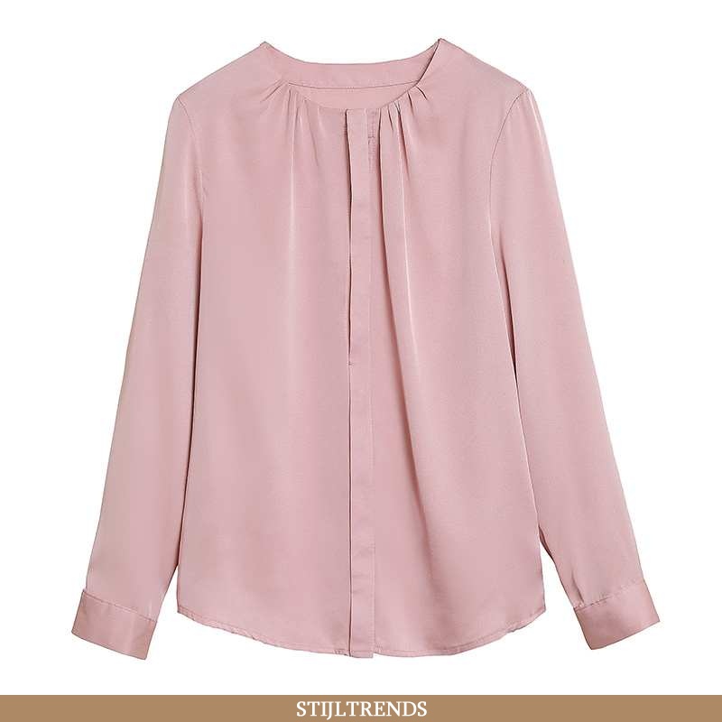 Overhemden Dames Blouse Overhemd Zijden Lente Elegante